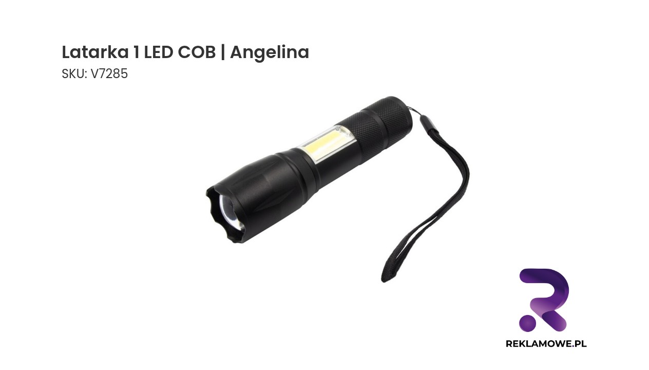 Latarka 1 LED COB marki Angelina