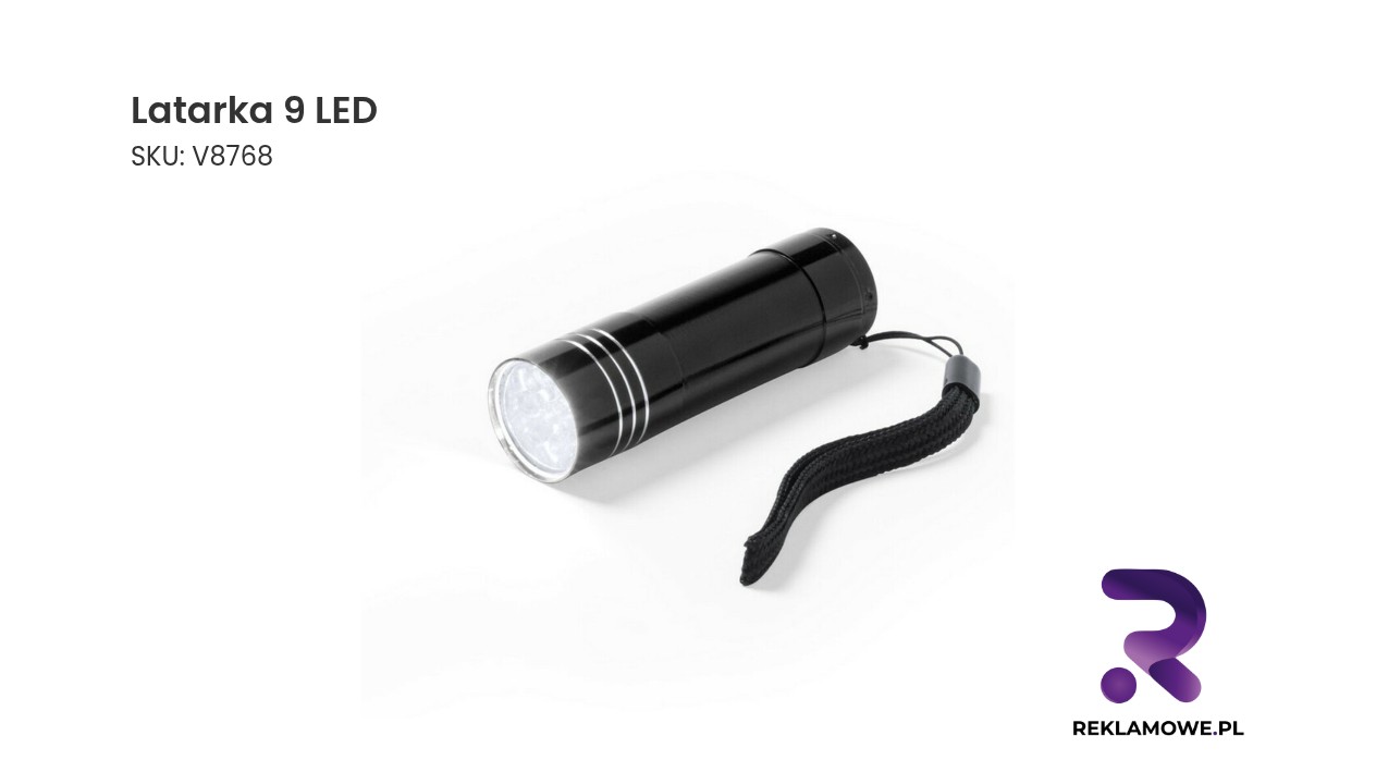 Latarka z 9 diodami LED