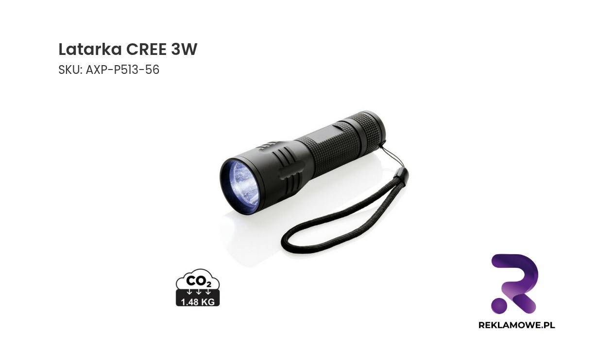 Latarka CREE o mocy 3W