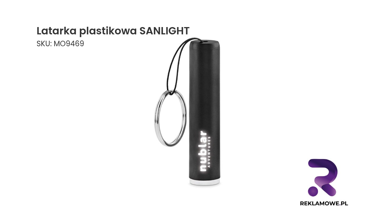Plastikowa latarka marki SANLIGHT