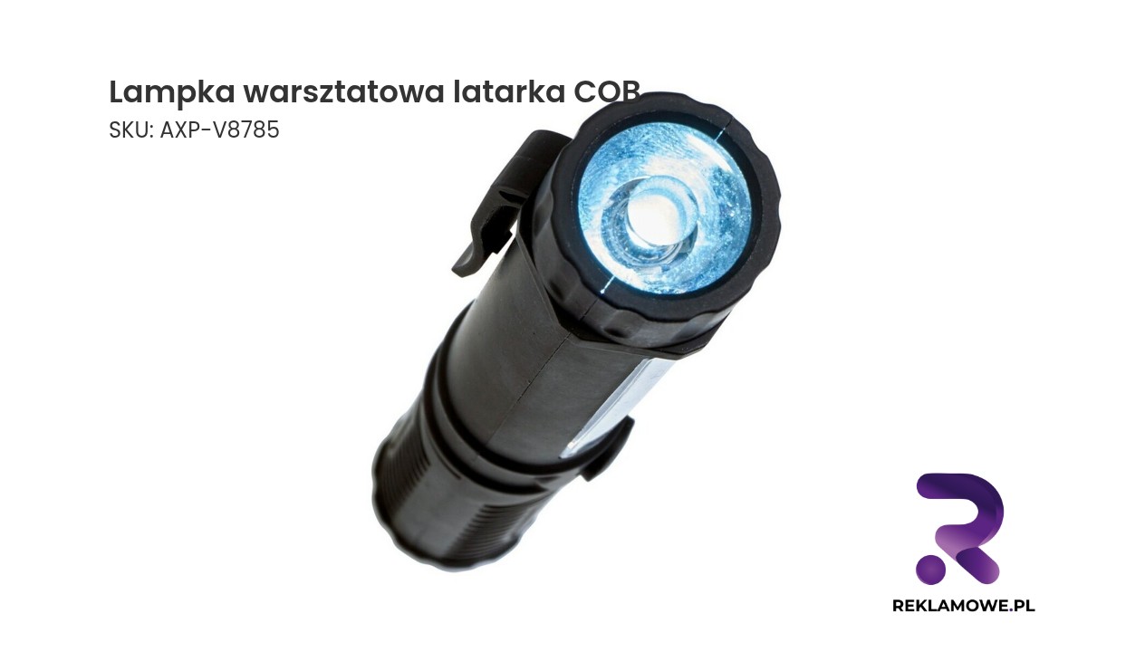 Lampka warsztatowa, latarka COB Lampka warsztatowa latarka COB – praktyczne oświetlenie do warsztatu i napraw