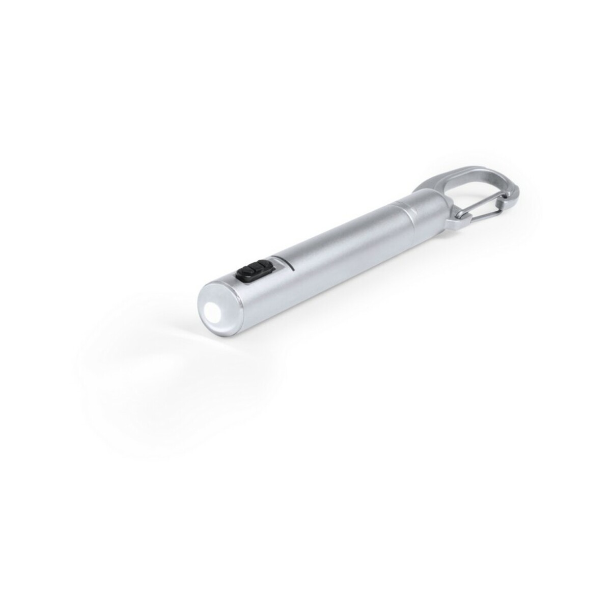 Latarka 1 LED, długopis i karabińczyk V8735-03_AAA01
