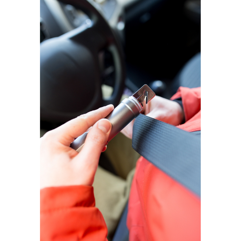 Latarka reklamowa latarka bezpieczeństwa, przecinak do pasów, młotek bezpieczeństwa | malli VA123_A Latarka bezpieczeństwa, przecinak do pasów, młotek bezpieczeństwa | Malli VA123_A