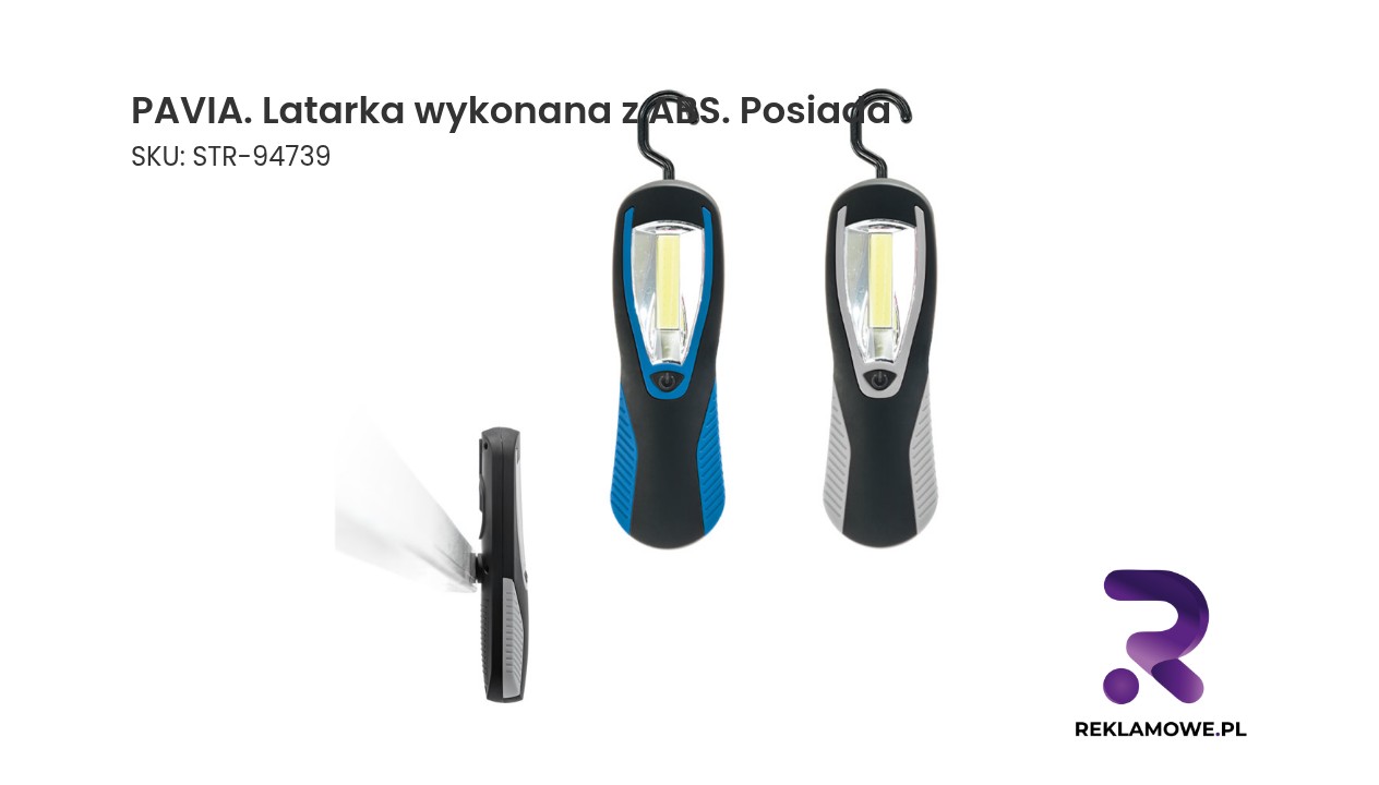 Latarka wykonana z ABS, model PAVIA