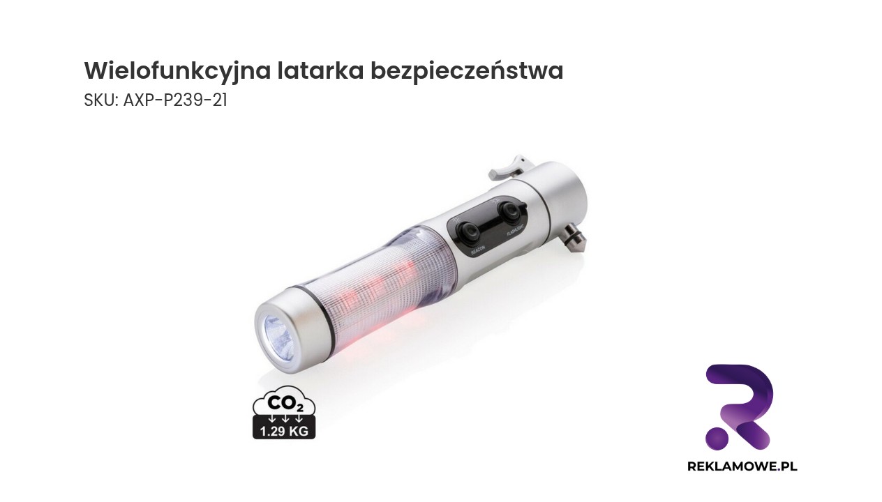 Wielofunkcyjna latarka bezpieczeństwa Wielofunkcyjna latarka bezpieczeństwa – praktyczna latarka awaryjna do samochodu i domu